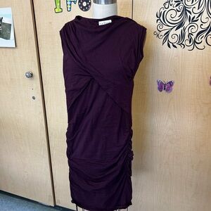 Velvet by Graham & Spencer Rich Purple Midi Dress